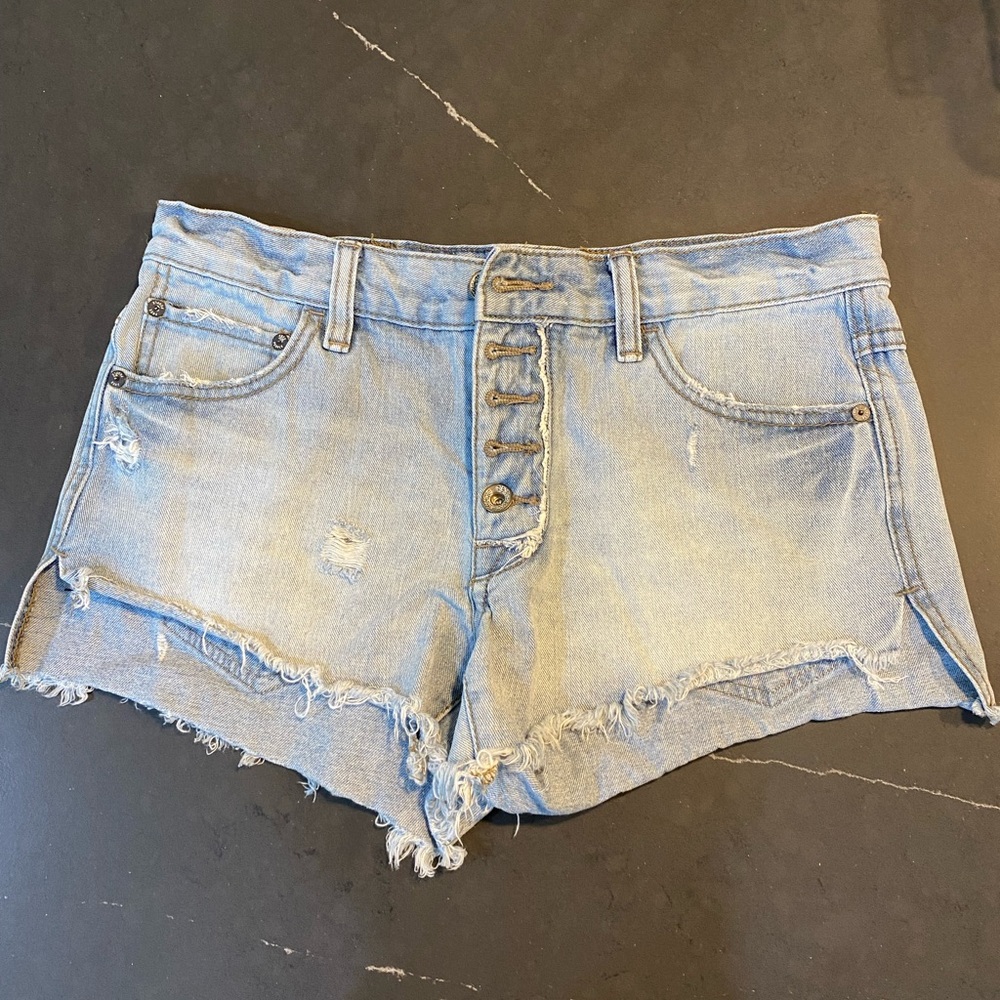 Free people Jean shorts